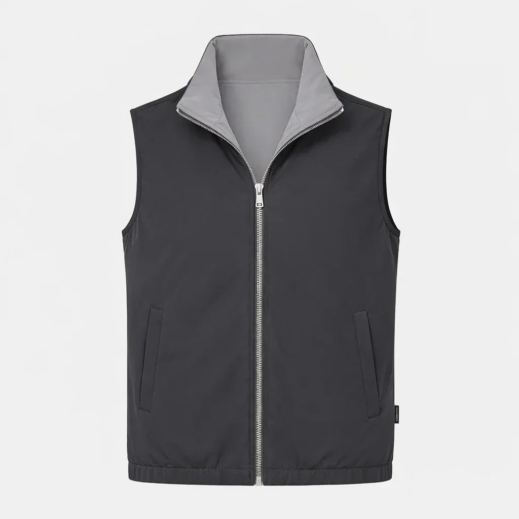 Calogere reversible Gillet (Dark grey/Light grey)