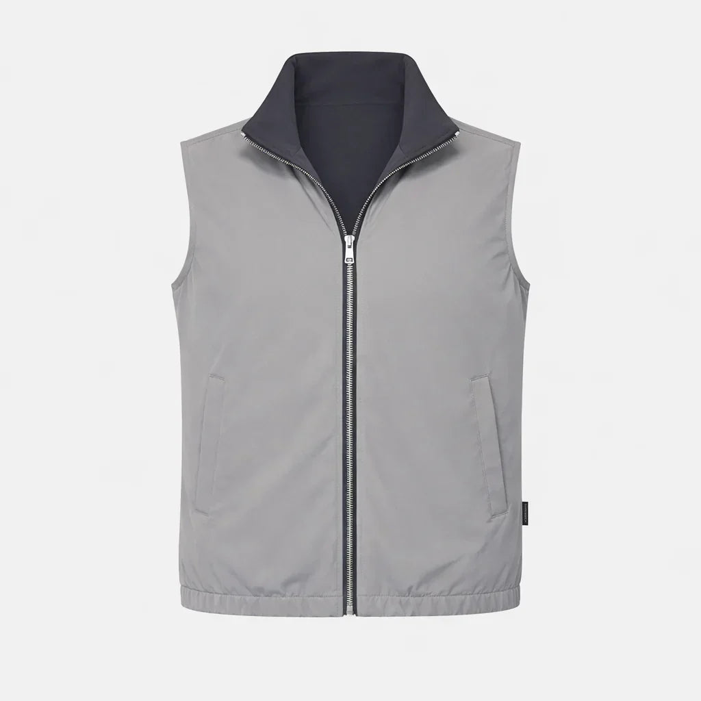 Calogere reversible Gillet (Dark grey/Light grey)