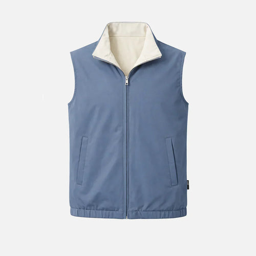 Calogere Reversible Gillet (Blau/Beige)